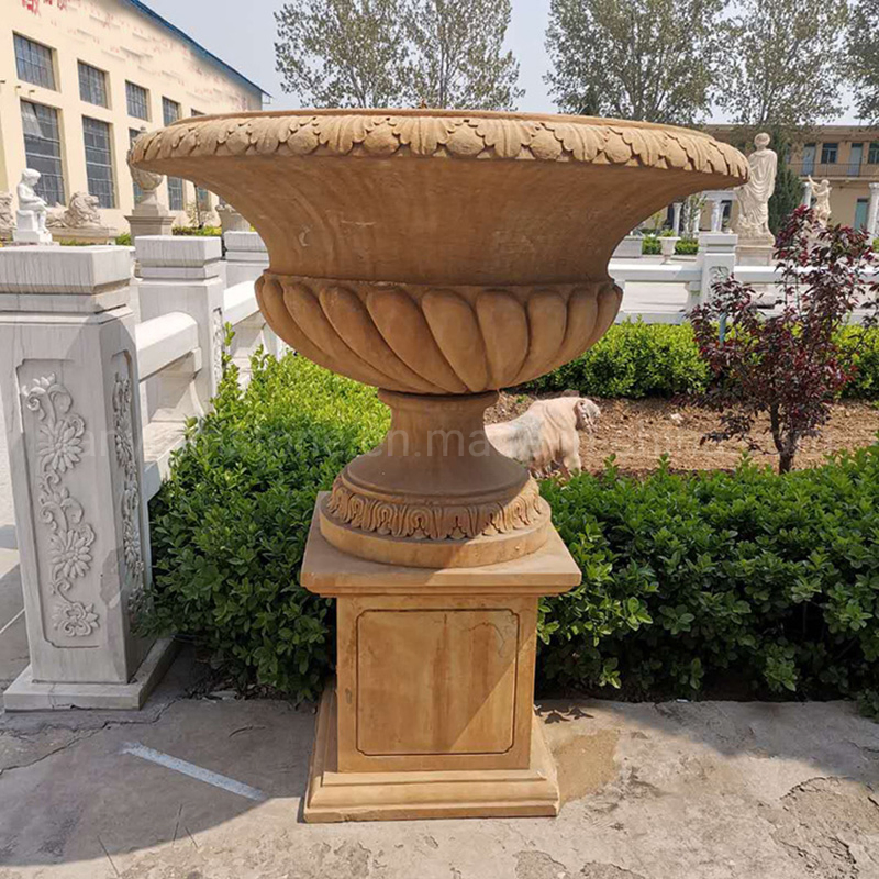 Outdoor Garden Stone Flower Pots and Planters