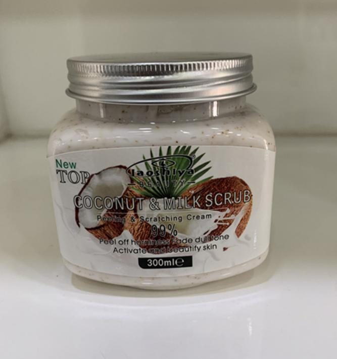 OEM Deep Cleansing Gold Mineral Scrub with Papaya and Lemon Flavor