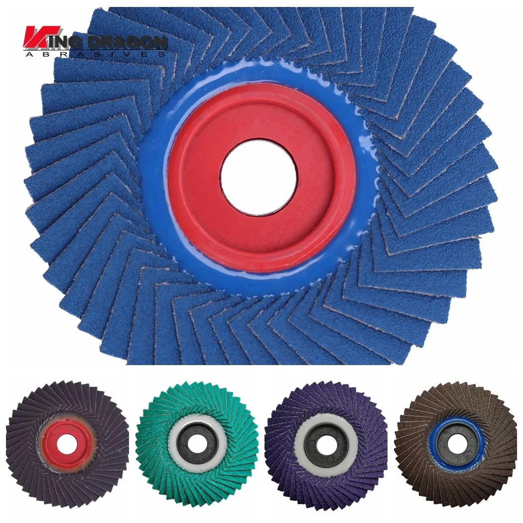 Лепестковый круг из циркония 100 мм, зерно 320, T27