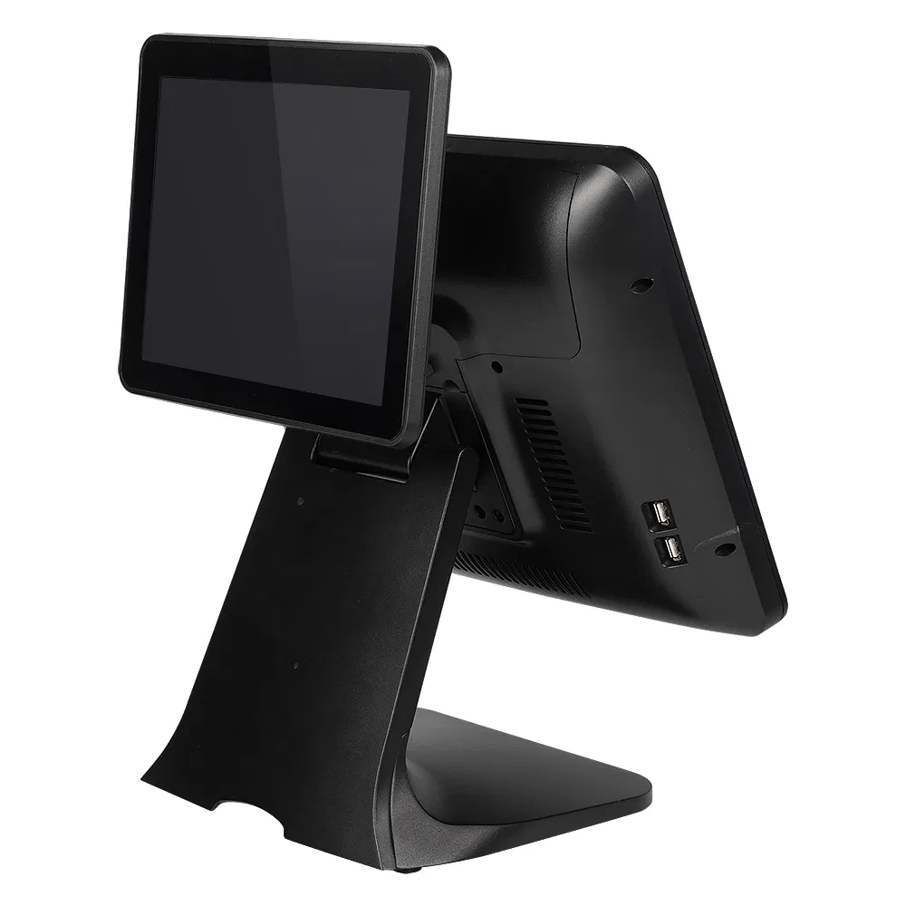 Windows POS Hardware Dual Screen All in One Touch PC Touch Screen POS Terminal Cash Register for Supermarket POS Solution