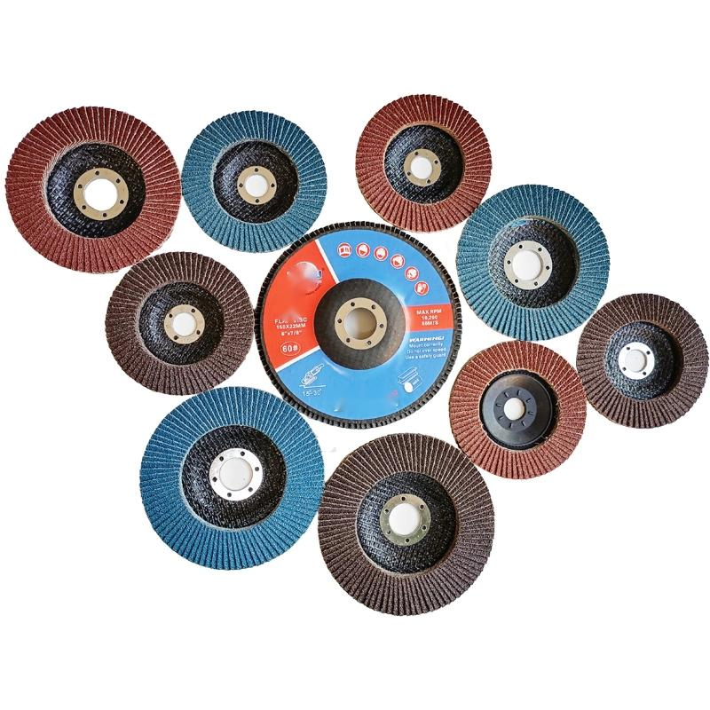 Factory Price Customized 80 Flaps Grinding Wheel Abrasive Flap Disc for Angle Grinder