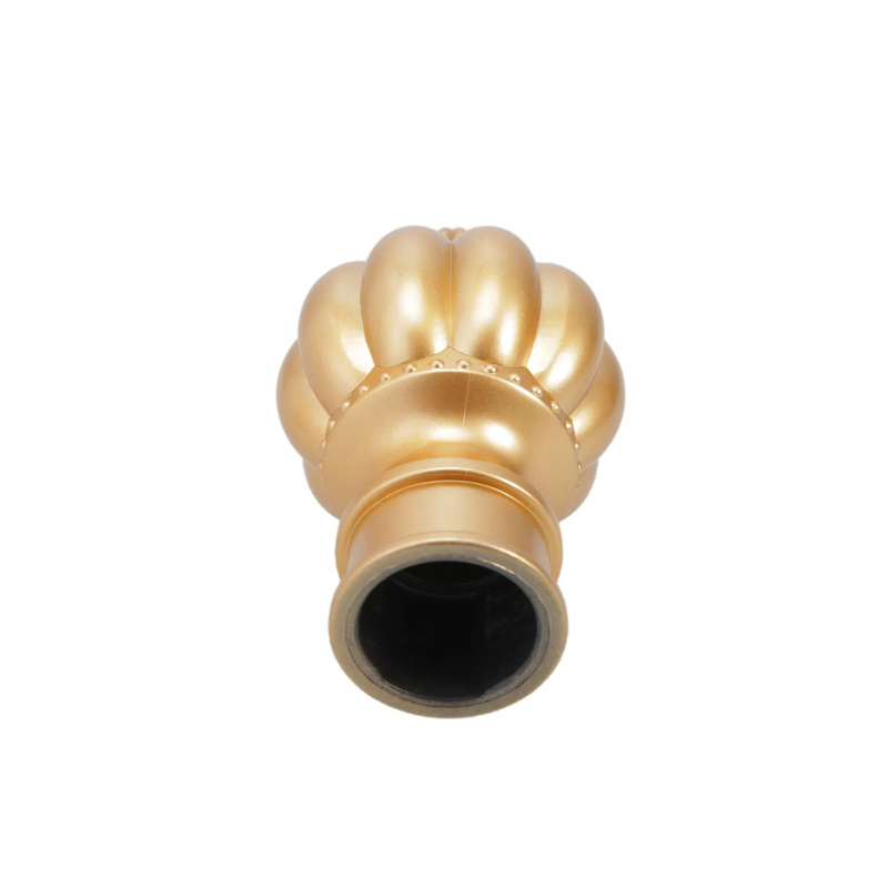 Kunna 28mm Cylindrical Curtain Rod End Caps Finials