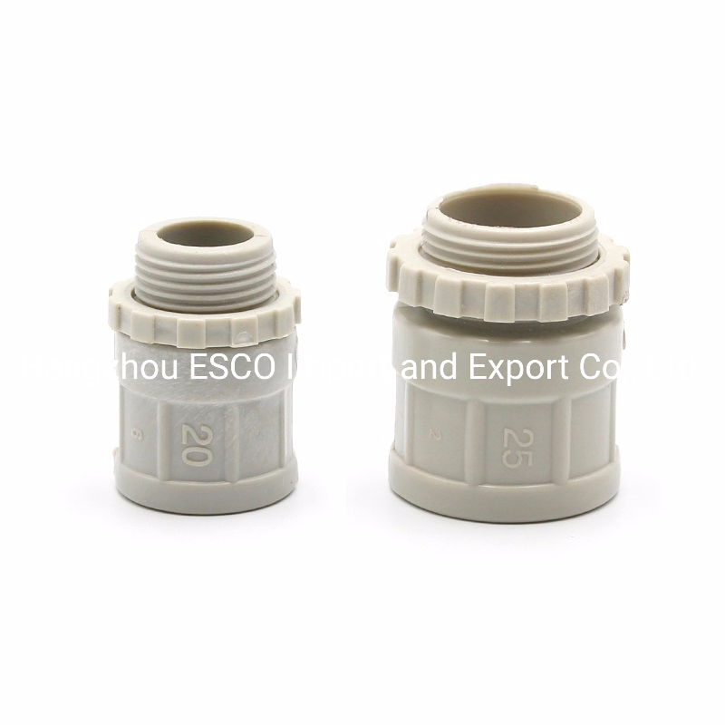PVC Adaptor Connector / Plastic Plain to Screw for Australian