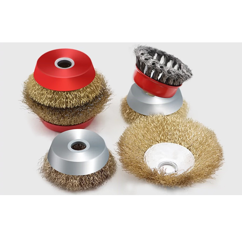 Щетка дисковая стальная 75 мм для УШМ, удаление ржавчины