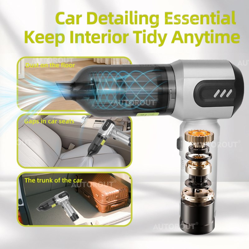 Powerful Portable Cordless Handheld Vacuum Cleaner for Auto & Daily Use