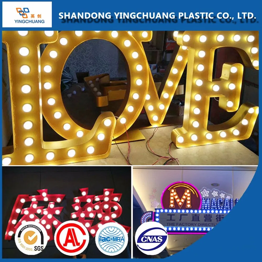 Laser Cut Indoor Acrylic Channel Advertising Letters