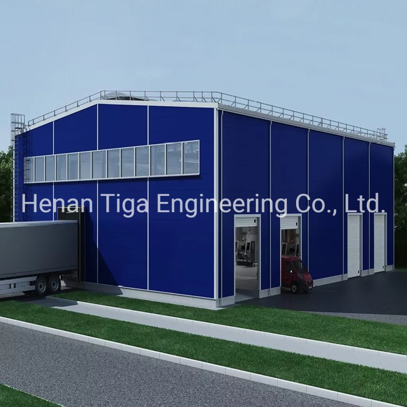 Hot DIP Galvanized Steel Structure Mining Warehouse Arch Steel Workshop