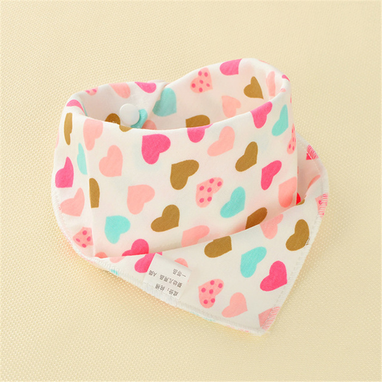 Ins Hot Cotton Baberos Babadores Thick Organic Baby Drool Bandana Baby Bibs