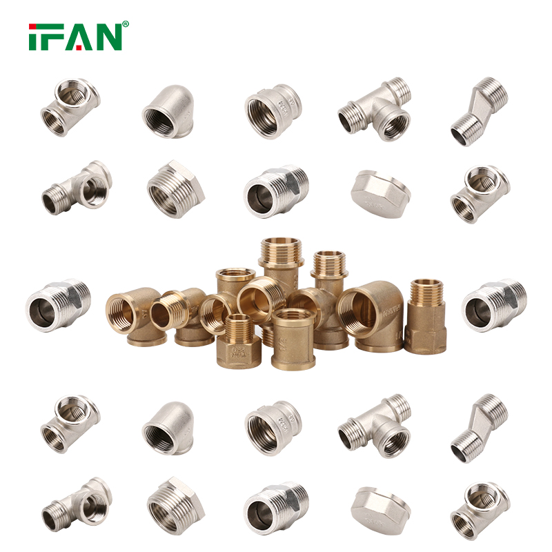 Ifan ISO 15874 Plumbing Fittings Threaded Brass Fittings
