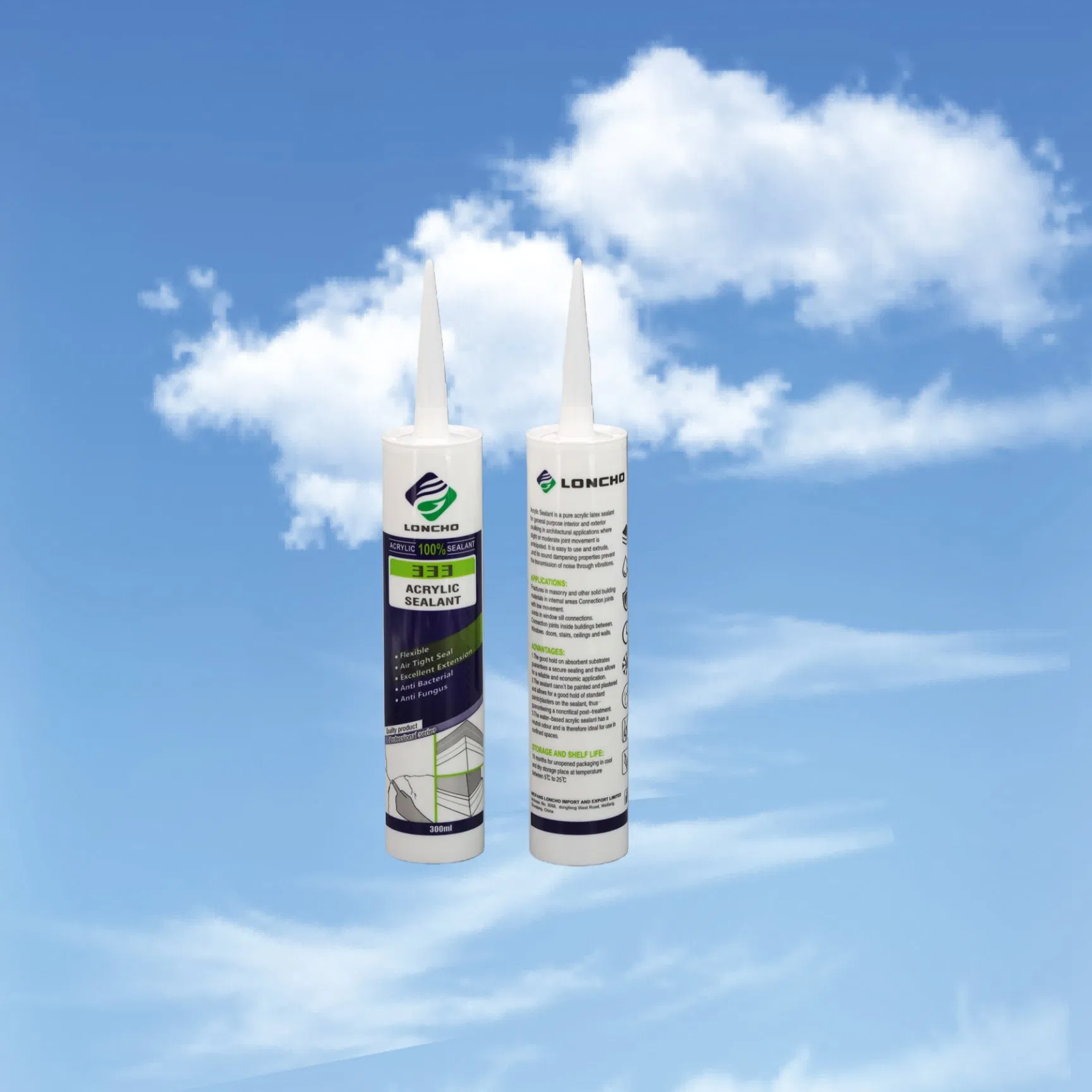 Hygienic Sealing Acrylic Silicone Sealant for Quick Drying Performance