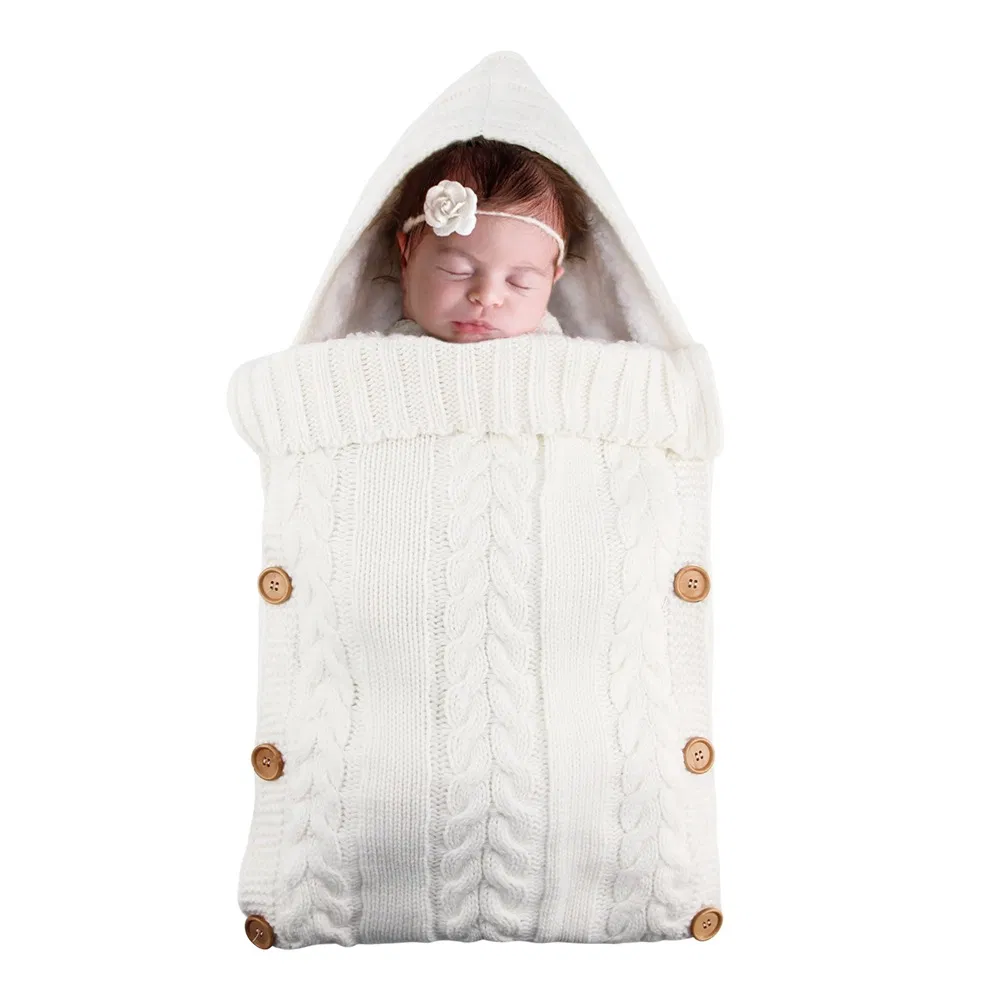 Cozy Ultra-Soft Fleece Baby Sleeping Bag for Warm Nights