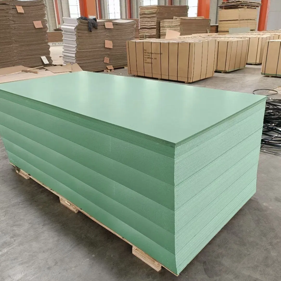 Moisture/Flame Resistant Plain&Melamine Faced Green Mr MDF Boards
