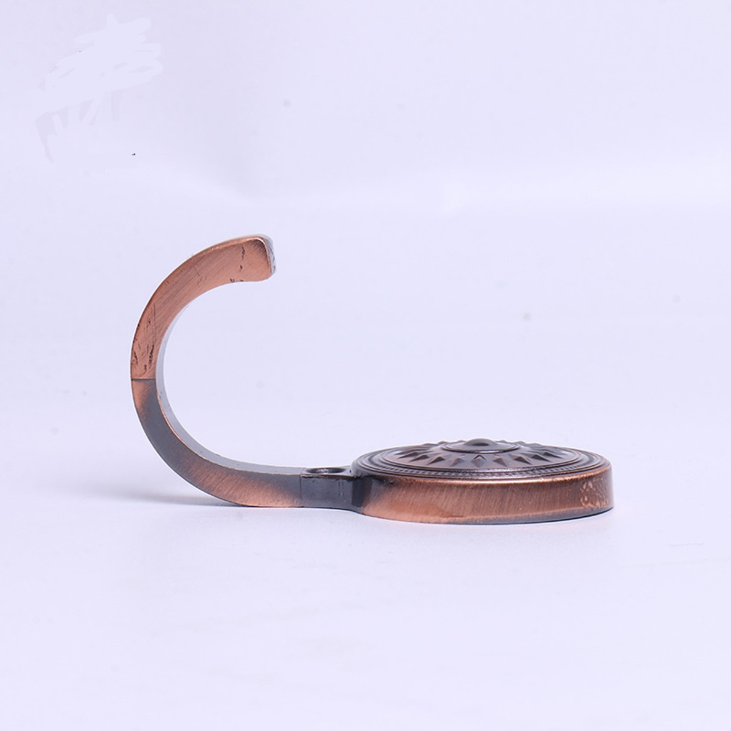 Custom Solar Zinc Alloy Door Window Hooks Curtain Tieback Hooks
