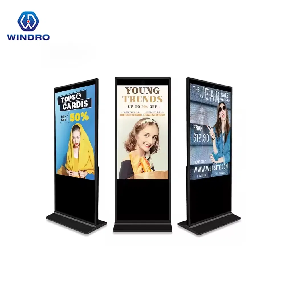 Интерактивный киоск 75 дюймов с сенсорным экраном и камерой