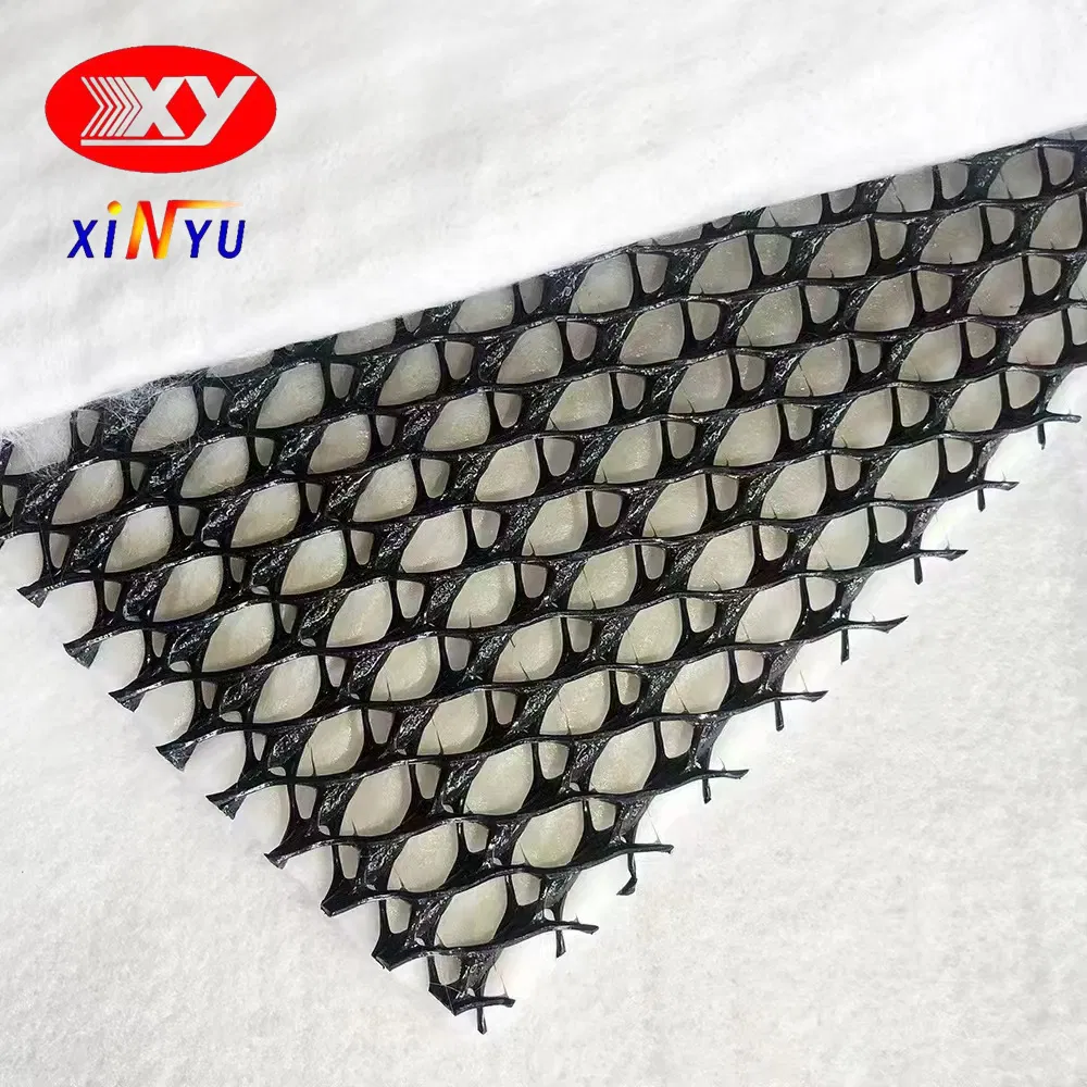 Good Quality Black Good Price HDPE Geonet with White Pet Geotextile for Drainage Project