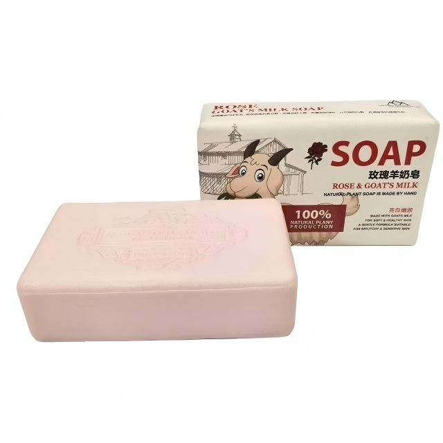 150g Hot Sell Organic Whitening Goat Milk Cheap Soap for Face Body