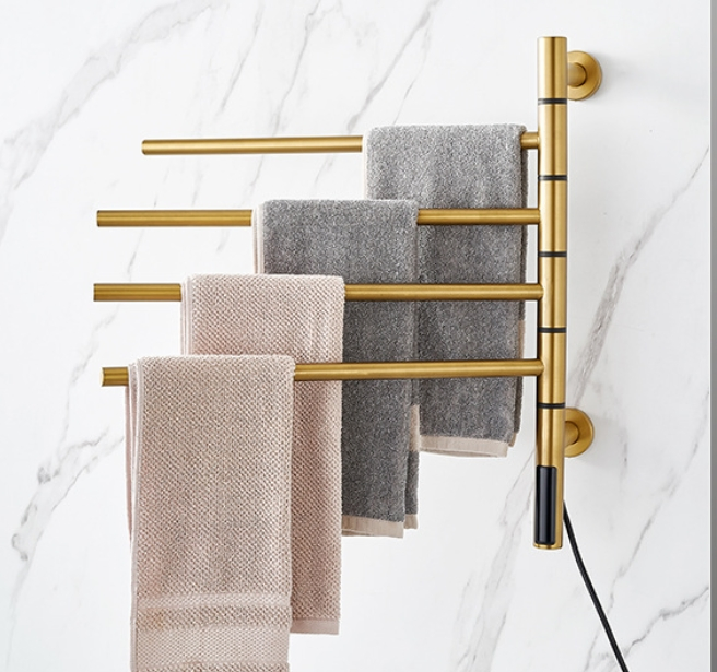 Настенный электрический полотенцесушитель из нержавеющей стали