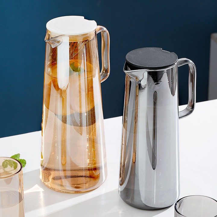 High Borosilicate Glass Environmental Protection Glass Pitcher Cover Band