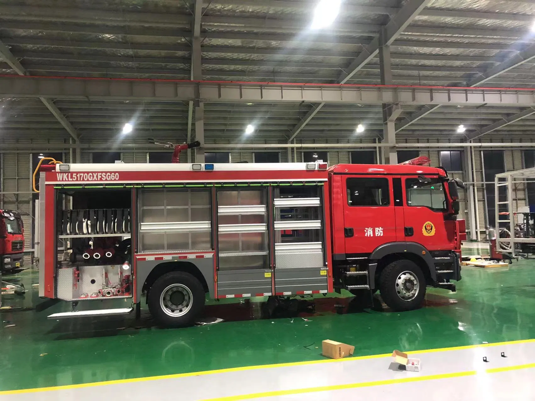 Rotating Frame Aluminum Frame for Water Truck with Drawing