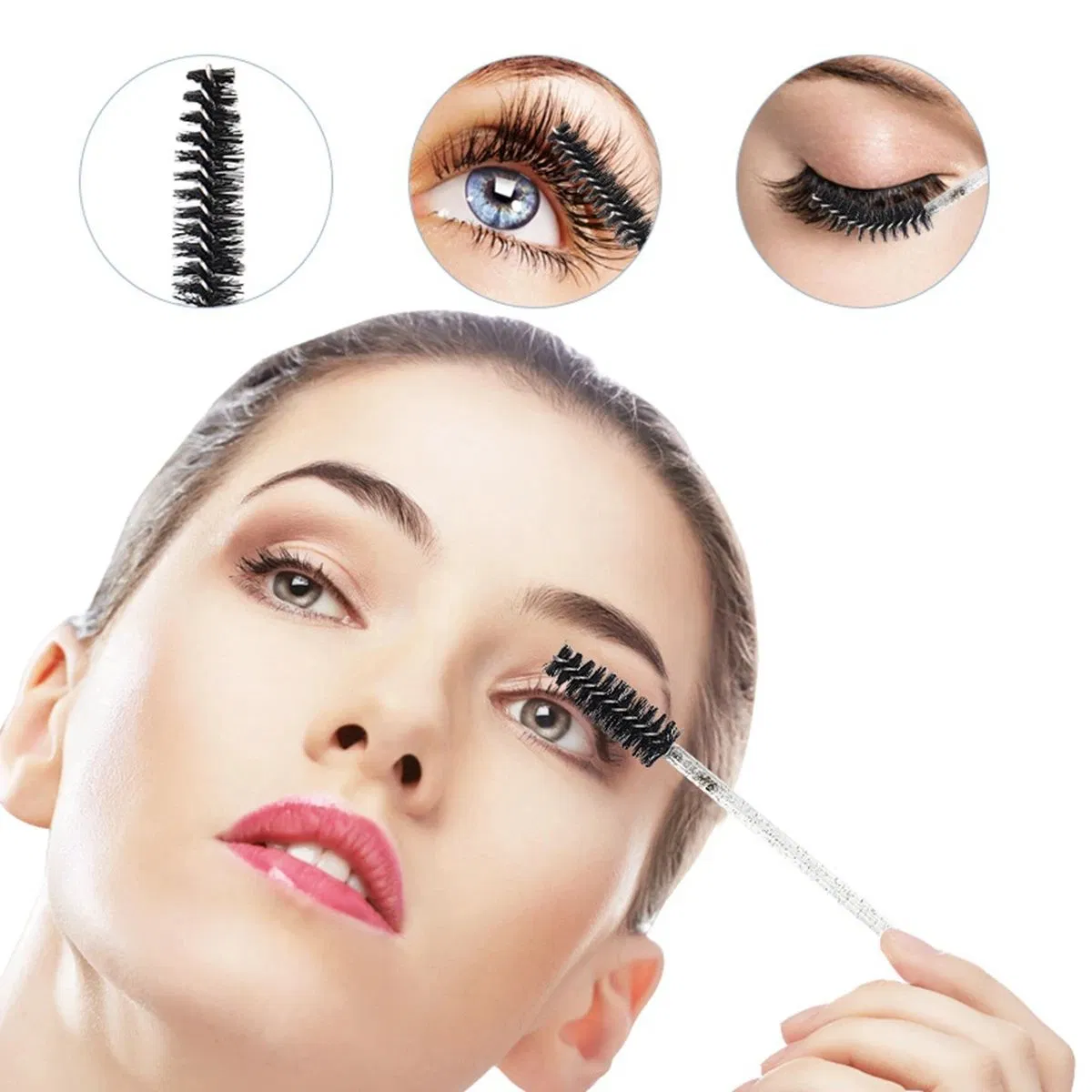 Mt Lashes China Wholesale Mascara Wands Makeup Brushes Applicators Kits for Eyelash Extensions and Eyebrow Brush