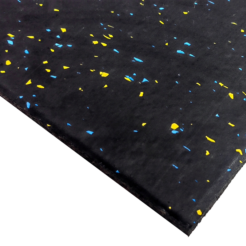 15mm-50mm Noise Absorption EPDM Fitness Crossfit Gym Rubber Flooring Mat Tiles 500mm*500mm