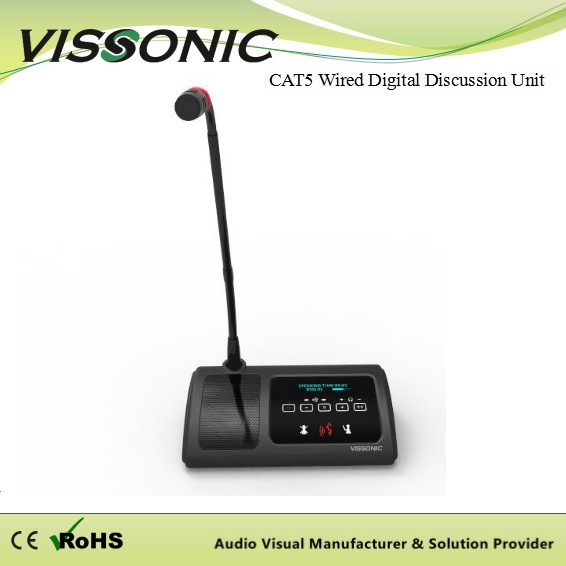 Vis-DVC-T Desktop Microphone System for Government Project