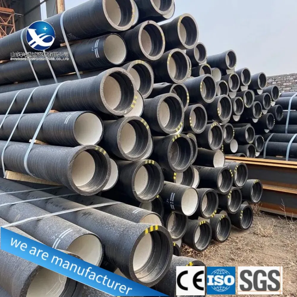 Low Price Best Selling Manufacturer ISO 2531 En545 En598 K9 C40 C30 C25 DN100 Ductile Iron Pipe