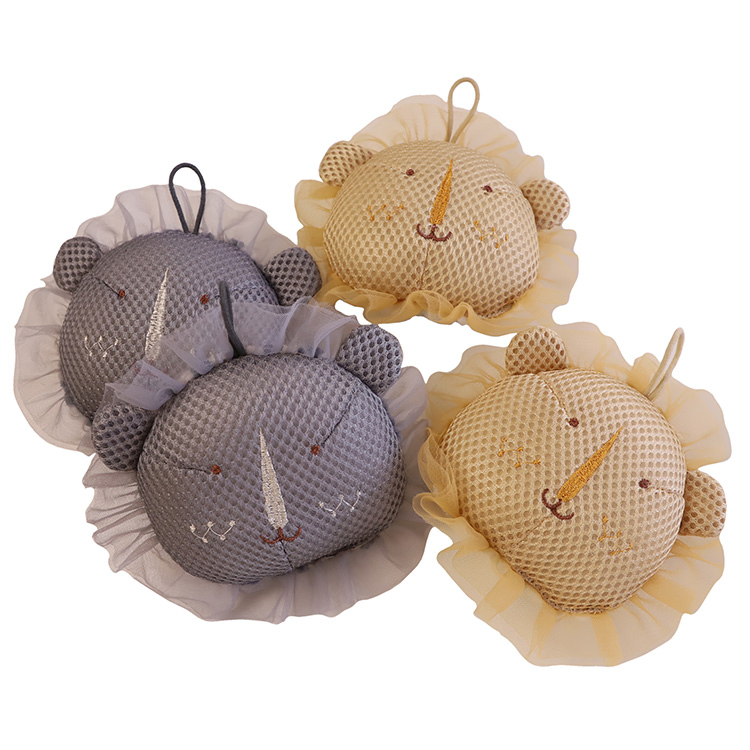 Soft Body Bubbles Sponge Skin Exfoliating Scrubber Loofah Mesh Net Ball Cleaning Bath Shower Sponge