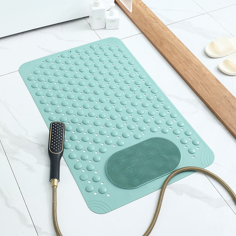 Bath Antislip Scentless PVC Foot Massage Scrubber Shower Floor Mat Non-Slip Bathroom Mat