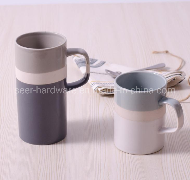 Mixed Creative Breakfast Cup /Ceramic Cup/ Euclidean Mug /Office Drinking Cup/Crockery (SE-0425)