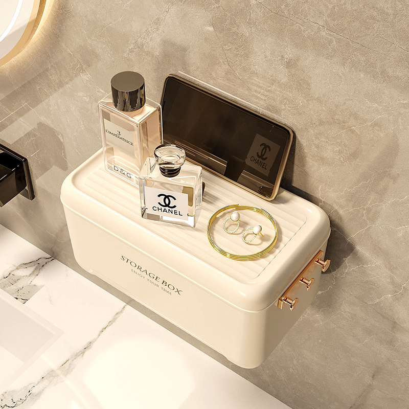 Cream-Color Living Room Tissue Box Bathroom Drawer Box