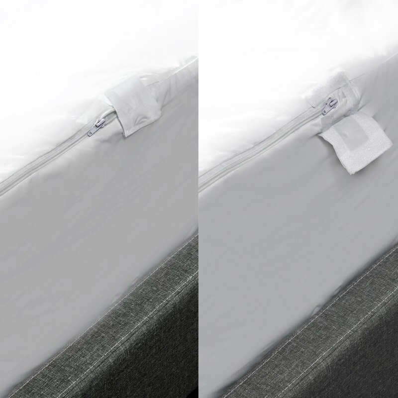 Hypoallergenic Comforter and Soft Breathable Terry Mattress Protector