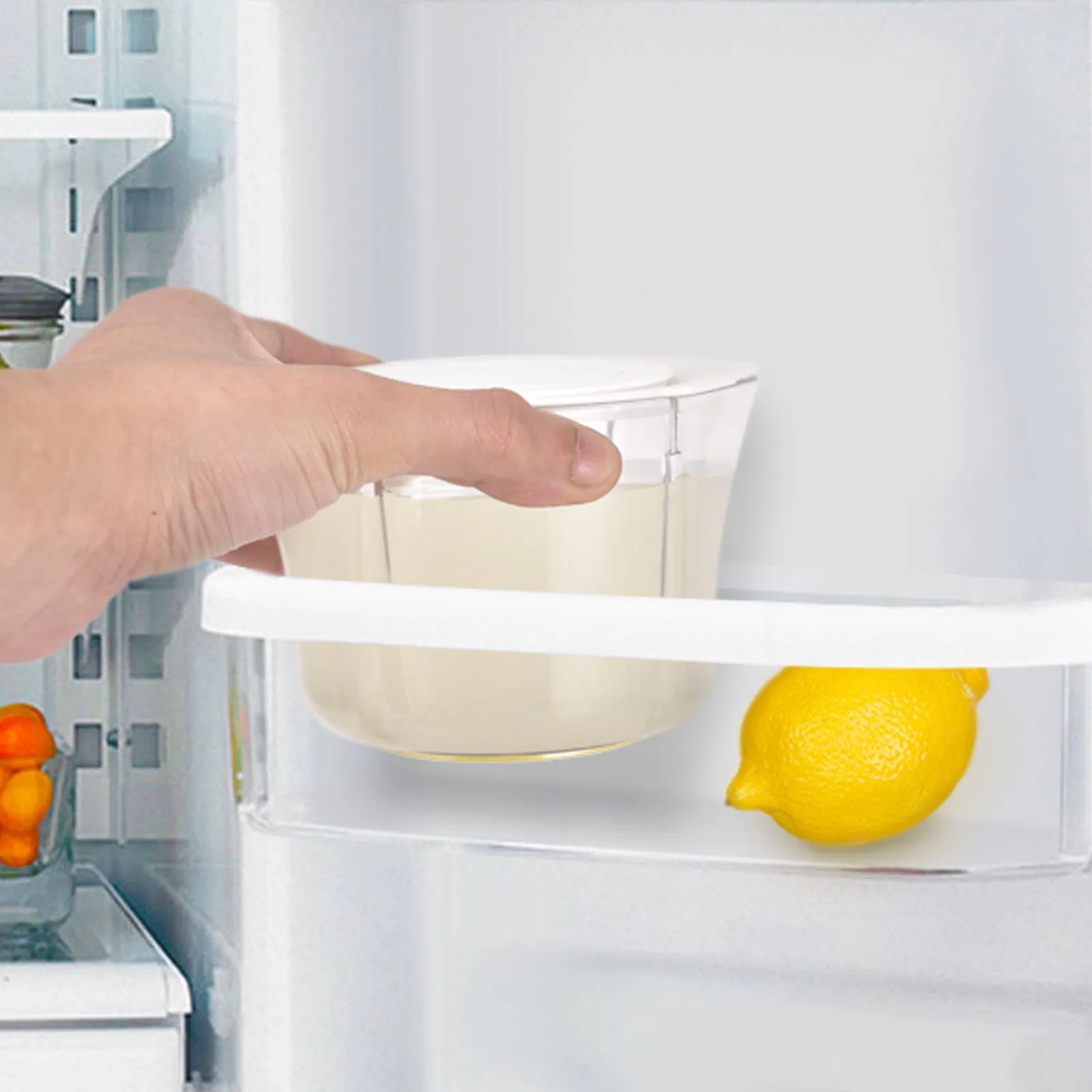 Citrus Orange Juicer Manual 5 in 1 Multifunctional Portable Hand Press Squeezer Lemon Juicer with Built-in Strainer and Grater