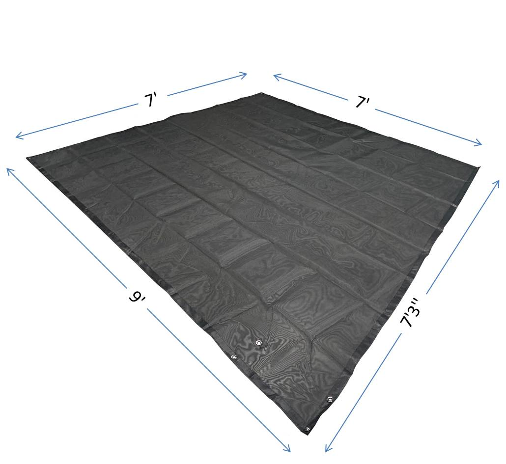 RV Awning 9′ X7′ Sun Shade Screen Sunshade Complete Kits