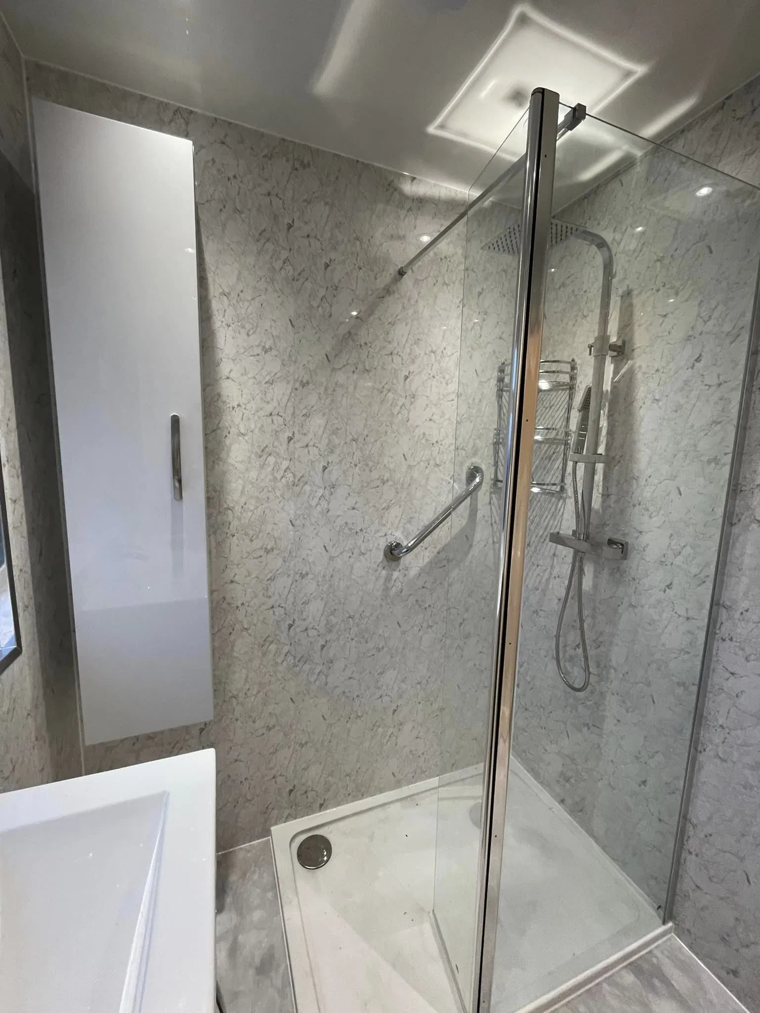 UK Popular 1m Wide Marble Type Waterproof PVC Wall Panel