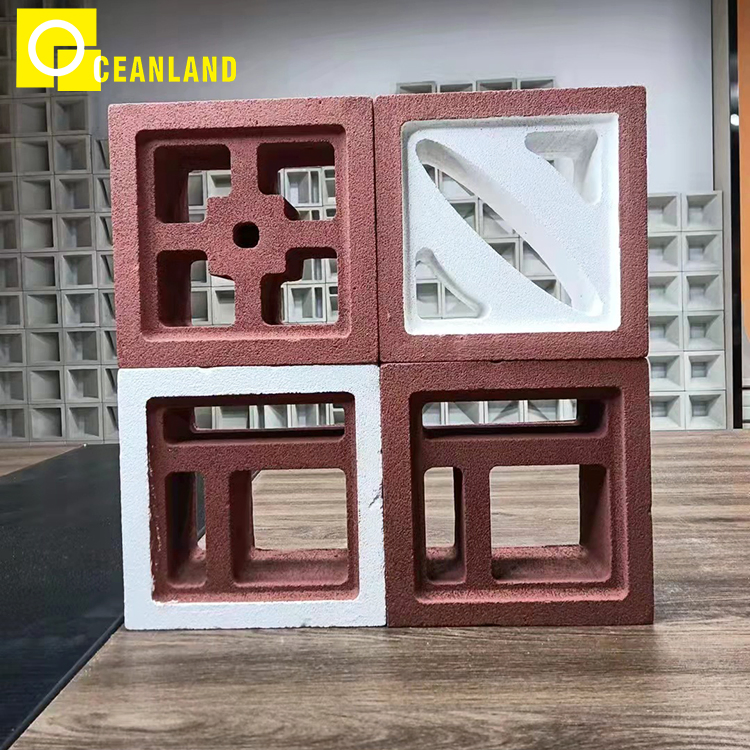 China Factory Cheap Price Square Ceramic Clay Fire Brick Hollow Block