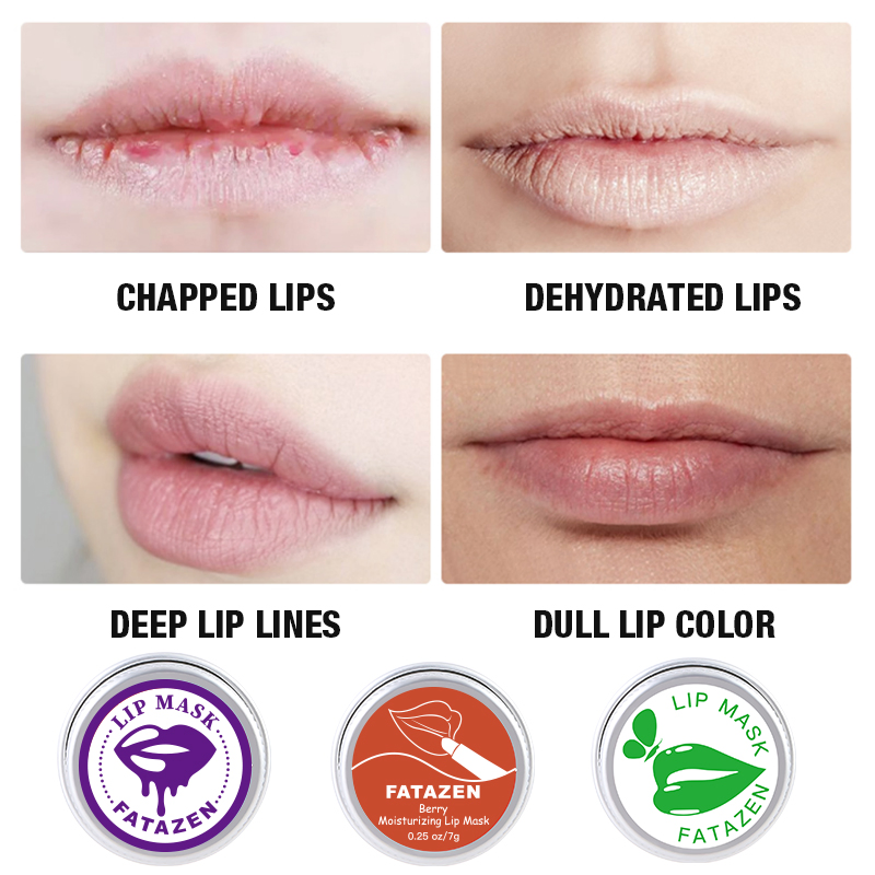 Pink Aluminum Jar Lip Balm Deep Repair Nourish Hydrating Fade Lip Film