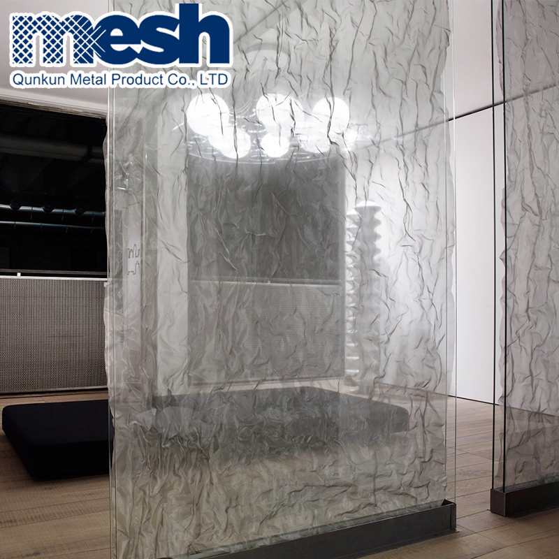 Colored Metal Mesh Fabrics for Laminated Glass