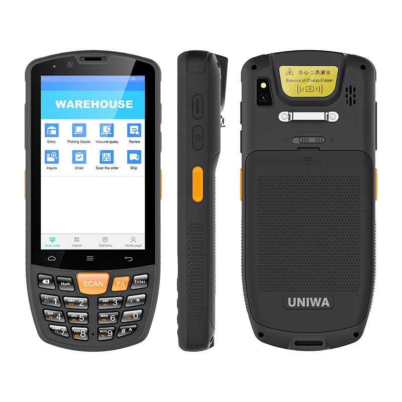 Factory Uniwa HS006 Android Industrial PDA Handheld Terminal 2D Barcode Scanner with with RFID and NFC