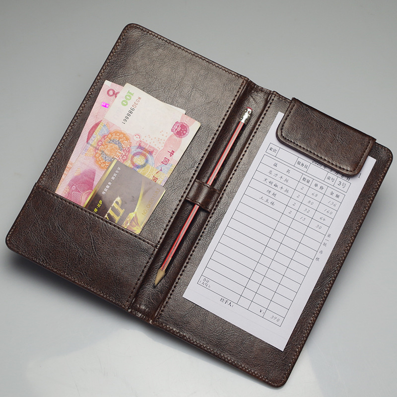 Restaurant Magnetic Bill Folder Check Guest Card Bill Receipt Holder