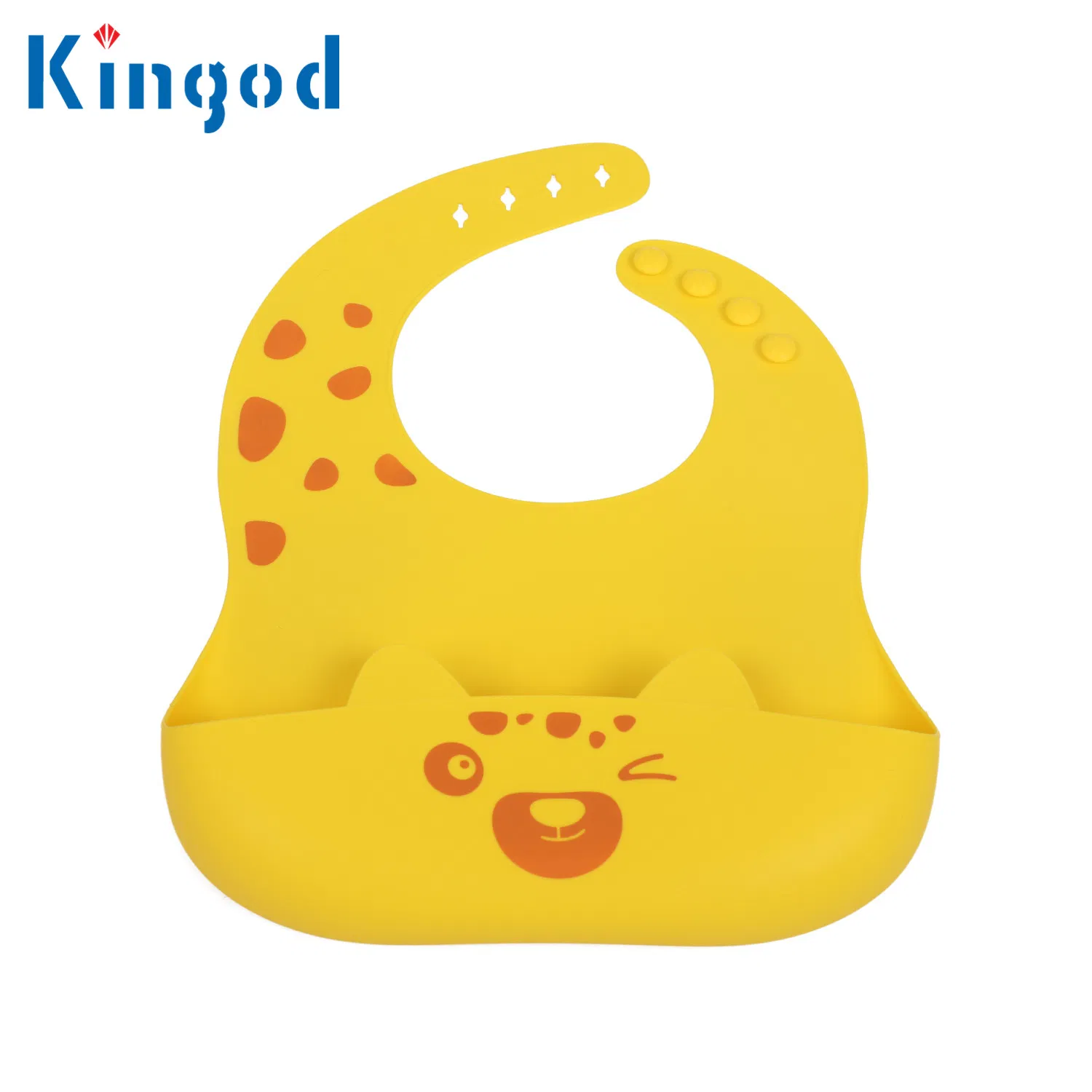 High Quality Customize Food Grade Silicone Baby Bibs Easy Wipe Clean