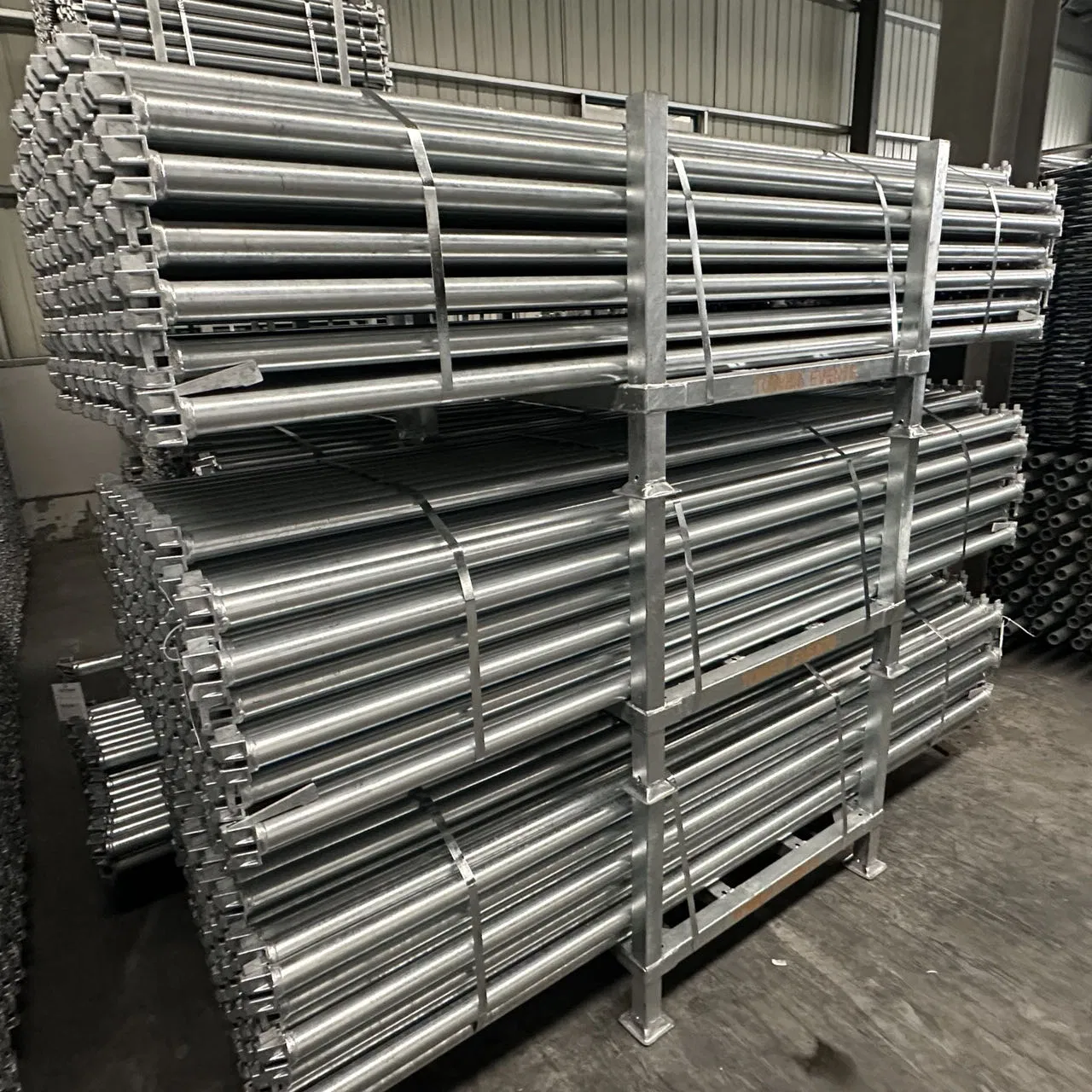 Certified Ringlock Scaffolding, Galvanized Layher Allround Ring Lock Scaffold, Steel Andamios with All Components