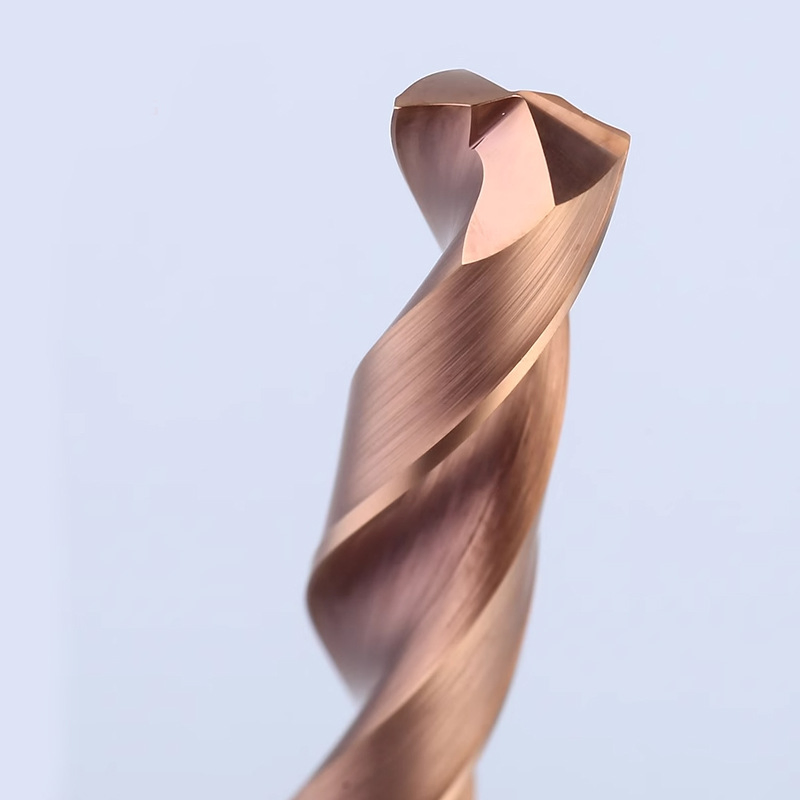 No Coating Tisin Coating Carbide Vhm Twist Drill Bits HRC55 for Metal