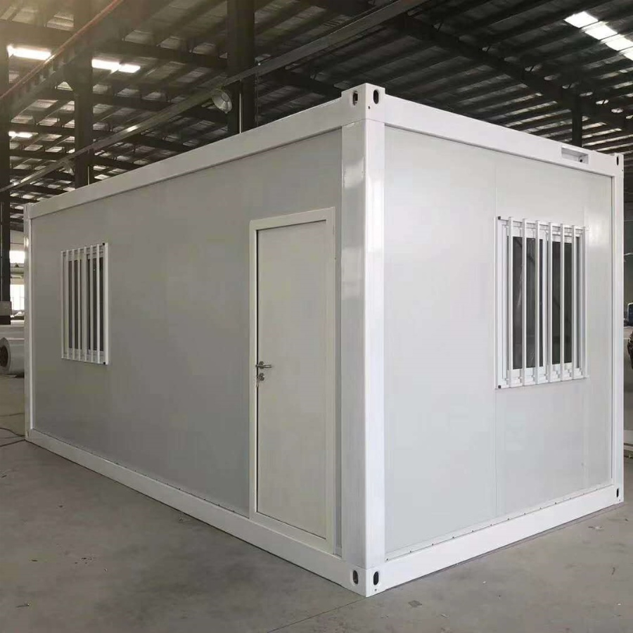 Temporary Container Office in Building Site