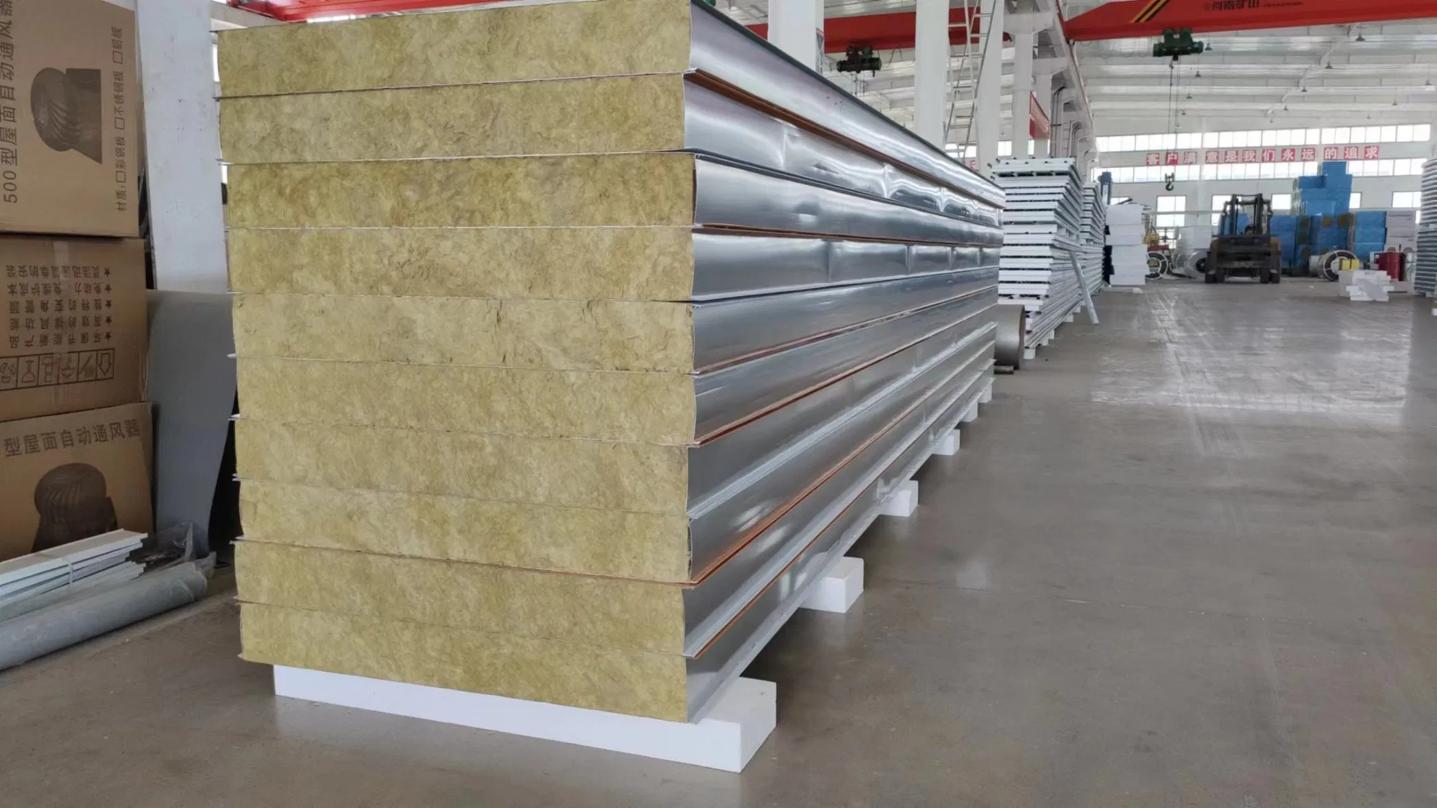 Cold Room Panels Cleanroom Sandwich Panel Rock Wool Sandwich Panel