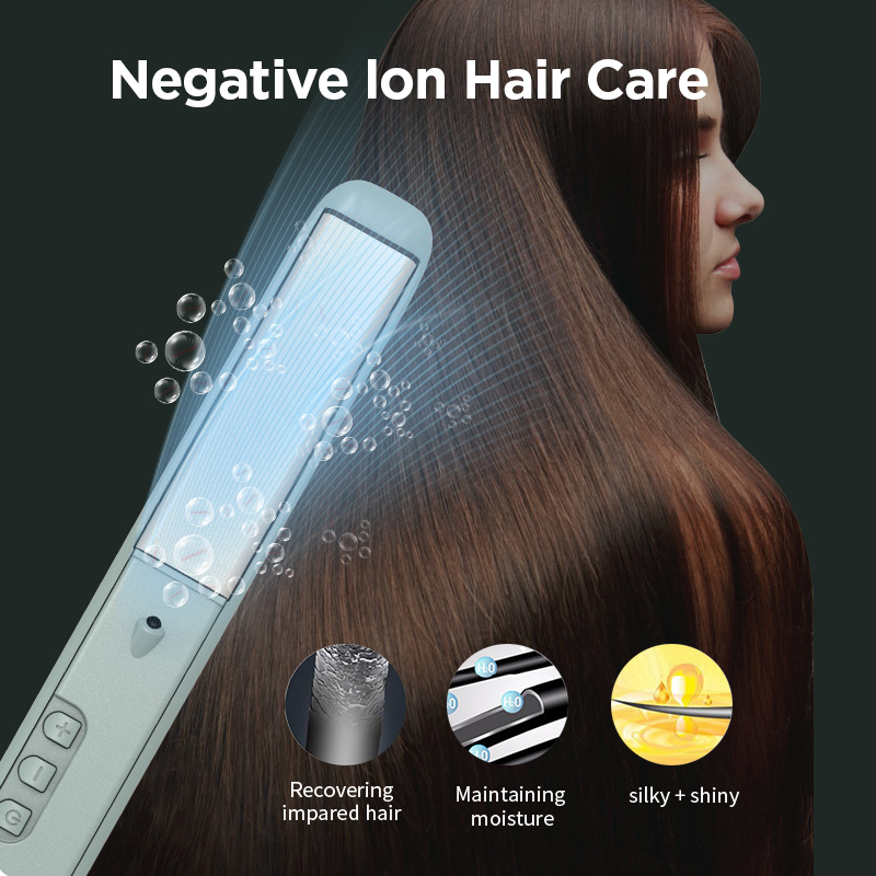 Negative Ion Hair Care 65 Seconds Fast Heat Multi-Purpose Curl Straightener