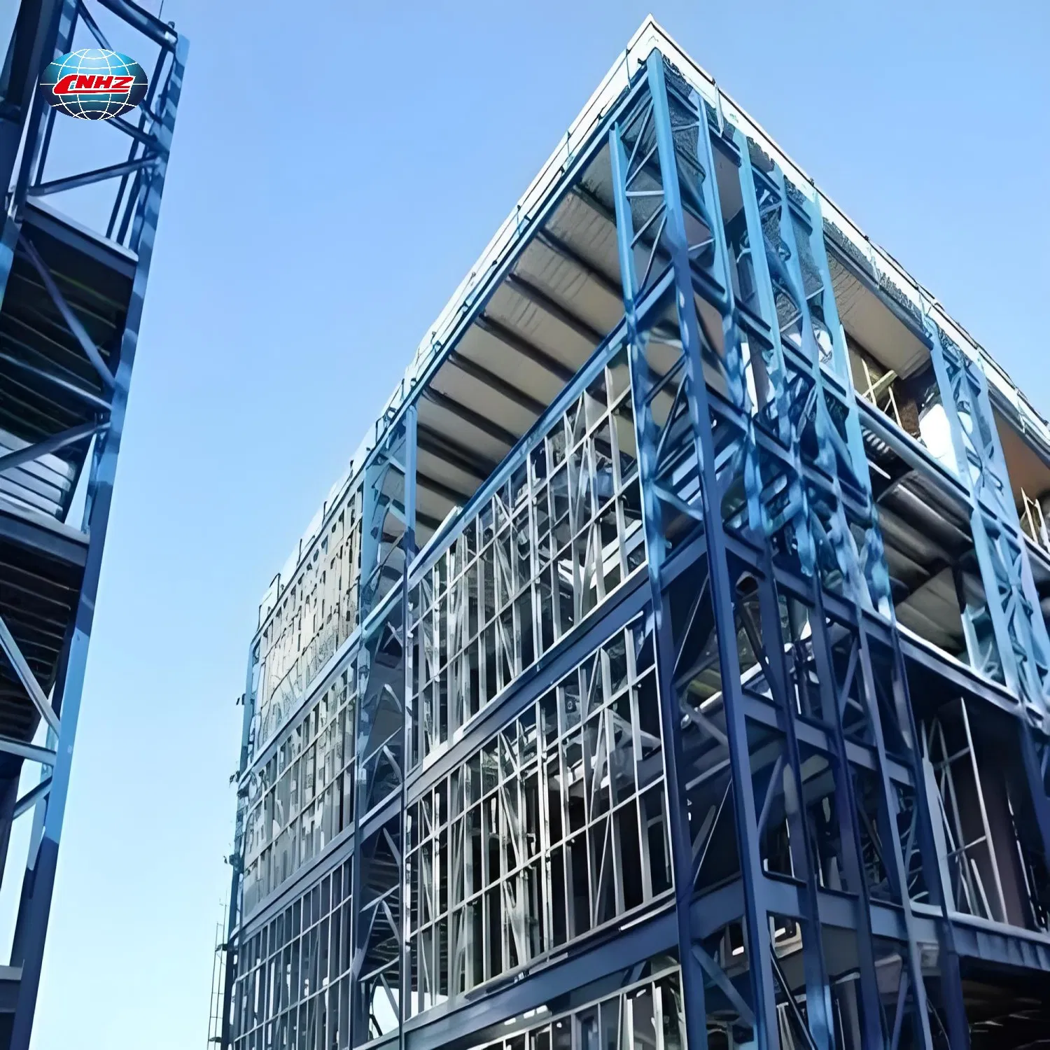 Prefabricated Durable Steel Structure Warehouse Space Frame Flat Roofing Factory Metal Steel Building