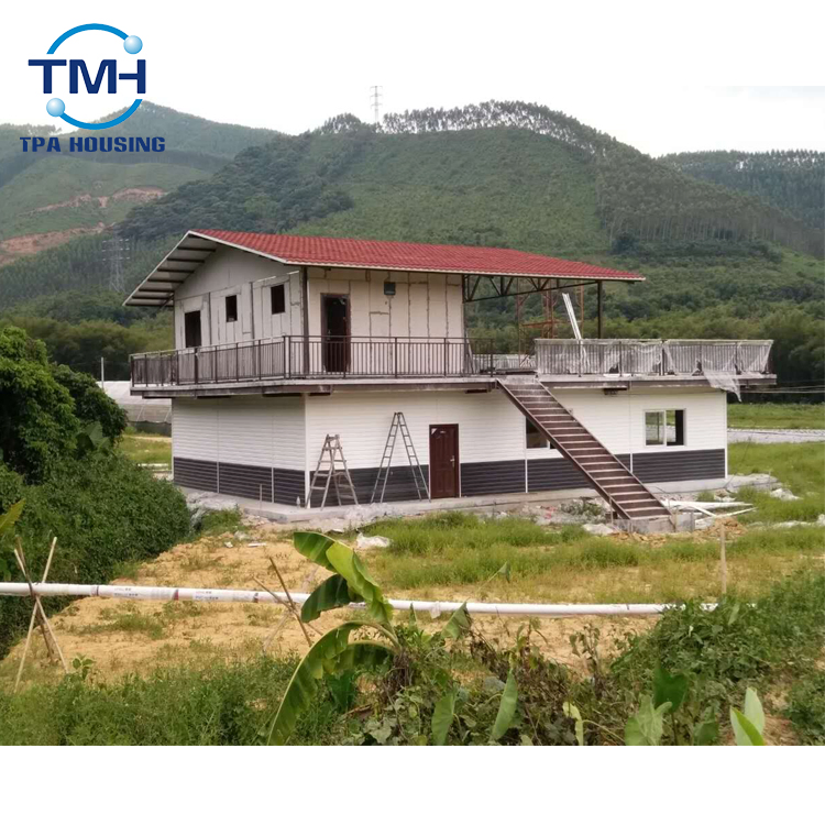2 Floor Steel Structure Frame Prefab House for Office Building