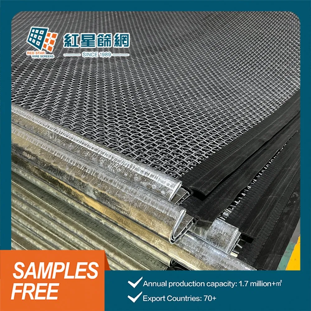 Heavy-Duty Efficient Mining Vibrating Sieve Wire Mesh for Gravel Sorting and Screening