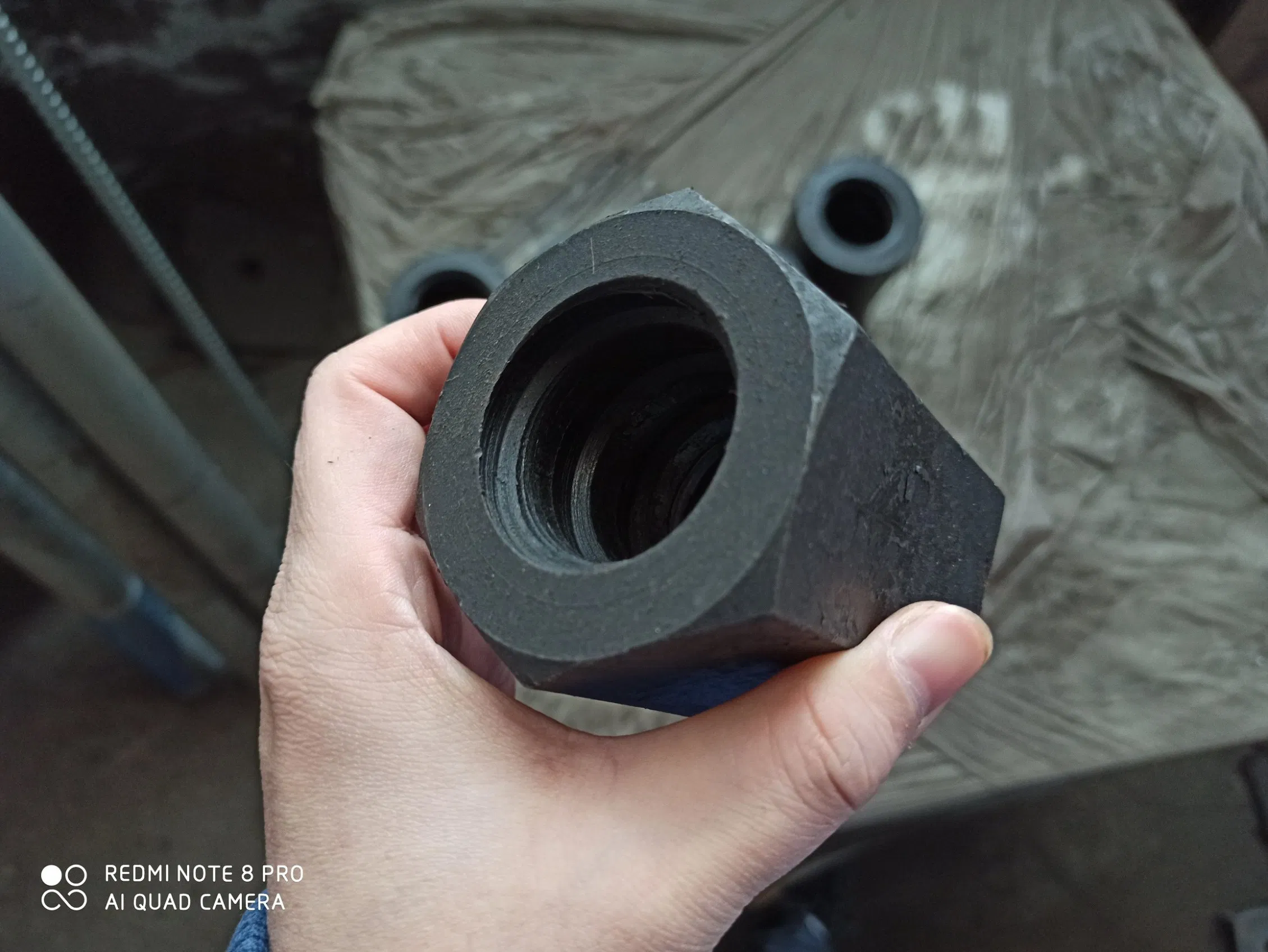 Анкерная гайка для шпильки M15-63.5, сталь 10.9